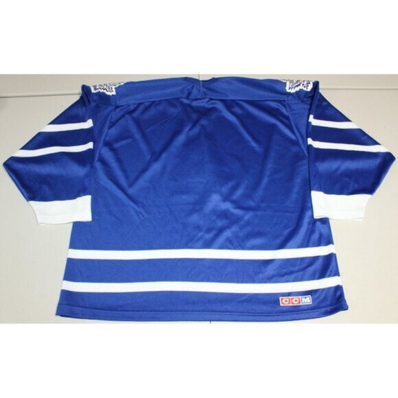 NHL Hockey Vintage 90s Toronto Maple Leafs Sewn Jersey Adult XL XLarge CCM Blue - Picture 4 of 5